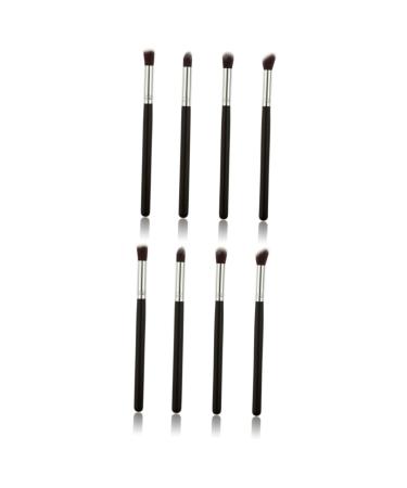 Baluue 8 Pcs Eye Make-up Brush Kit Eyeshadow Brushes Makeup Caboodle Theive Cosmetics Makeup Tool Black