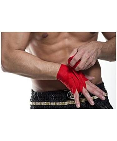 BAY Professional Boxing Wraps 2.5m - Yellow MMA Kickboxing Bandages for International Shipping - Buy Online on GoSupps.com