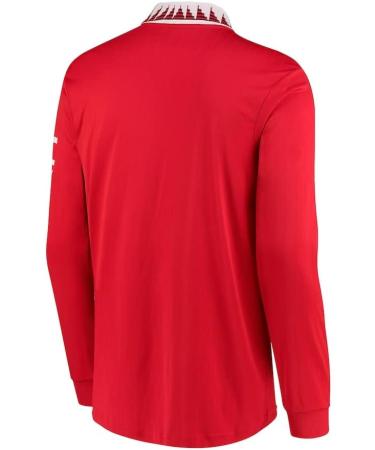 adidas Men's Manchester United 22/23 Long Sleeve Home Jersey - Medium - Buy Online on GoSupps.com
