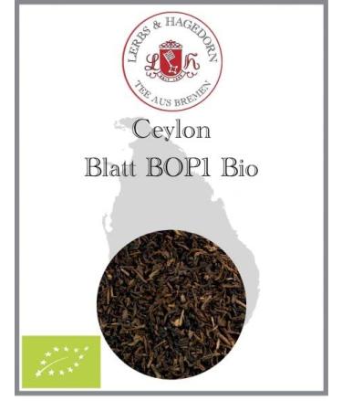Lerbs & Hagedorn Lerbs & Hagedorn Ceylon Tea Ceylon Leaf BOP1 organic | Fruity aromatic sweet 1 kg approx. (81 liters)