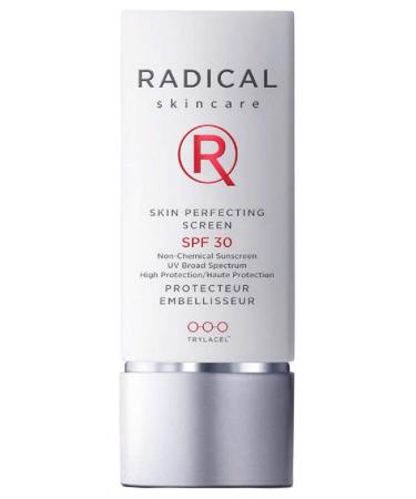 Radical Skincare Skin Perfecting Screen SPF 30 - Protects Against UVA/UVB Rays  Blurs Wrinkles  & Primes Makeup - For All Skin Types - Paraben & Cruelty Free - Clinically Proven (1.3 Fl Oz) 1.3 Ounce