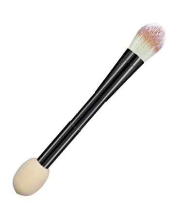Didiseaon Double-ended Makeup Brush Foundation Brush Highlighter Makeup Brush Women s Suits Makeup Blending Eyebrow Brush Liquid Foundation Double Head Plastic Highlight Brush Miss