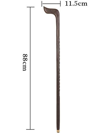 Wooden Walking Sticks Cane Elderly Crutches Solid Wood Walking Stick Anti-Skid Walker Bend 7" Handle Length 88 Cm Can Be Truncated As Needed Mobility Aid for Elderly Senior powerfully - Buy Online on GoSupps.com