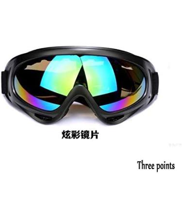DPLUS Motorcycle Goggles Set of 5 - Anti-UV 400 ATV Dirt Bike Offroad Protective Glasses for Men Women Kids - Adjustable Riding Combat Tactical Military Goggles X400 - Buy Online on GoSupps.com