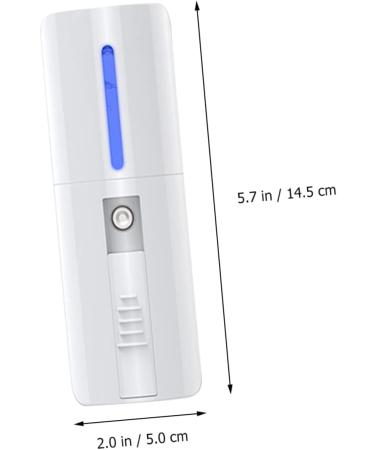 DRESSOOS 1pc Hydrating Instrument Steamer for Facial Handy Nano Facial Mister Air Humidifier Abs White - Buy Online on GoSupps.com