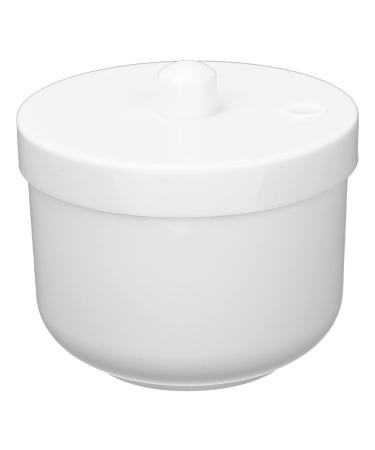 Portable Nail Art Cleaning Box Manicure Tools Cleaning Container Nail Art Tool Cleaning Cup for Nail Art Tool(white)