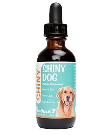 SeaBuck 7 Shiny Dog Sea Buckthorn Oil, Internal/External Health of Show Dogs & Other Dogs, 2oz