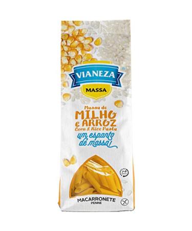 Vianeza Pasta - Gluten Free and GMO free - Corn and Rice Penne Pasta - 3 x 250gr / 8.81oz