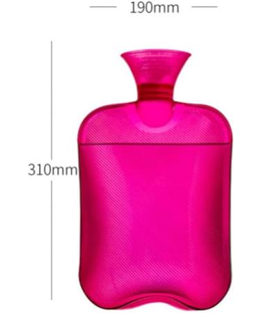 MYAMIA 2L PVC Hot Water Bottle - Green with Cover | Winter Hand & Foot Warmer for Pain Relief | International Shipping - Buy Online on GoSupps.com