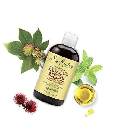 Shea Moisture Jamaican Black Castor Oil Shampoo - Strengthen Grow & Restore 13 oz | International Shipping Available - Buy Online on GoSupps.com
