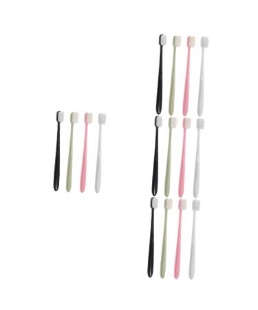 Healvian 16 pcs soft toothbrush hand toothbrush children's toothbrush hotel camping toothbrush extra soft natural bristles toothbrush extra soft toothbrushes travel pp