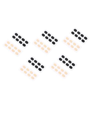 Combine 20 leaves sponge noses upholstery anti-nose pads glasses nasal pads glasses nasal pads nasal pads for glasses glasses nasal cushion glass pads Eva sponge repair set glass sorted color 1x0.8x0.1cm