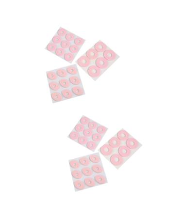JECOMPRIS 6 Sheets Shoe Washer Heel Stickers Gel Heel Pads Corn Pads for Bottom of Foot Pads Prevention Pads Heel Cushion Inserts Foot Corn Removal Insole Women's Shoes Pink