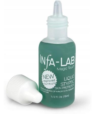 Liquid to stop cuticle bleeding - Hemostatic treatment for cuticles - Aloe vera care - Manicure - Infa-Lab - 15 ml - Buy Online on GoSupps.com