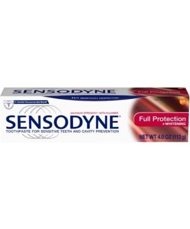 Buy Sensodyne Full Protection Whitening Sensitive Toothpaste - 4 oz for Adults | International Shipping Available - Buy Online on GoSupps.com