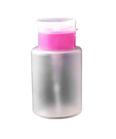 Push-down donor 150ml nail polish remover pump empty bottle donor alcohol liquid push-down pump bottle oil liquid (pink)