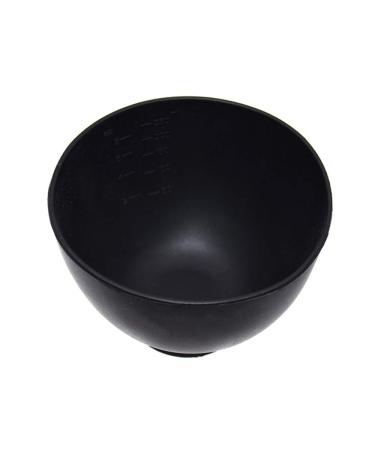 3 Pieces Silicone Black Bowl Hairdressing Tool Hair Salon Barber Shop Silicone Bowl Baked Oil Bowl