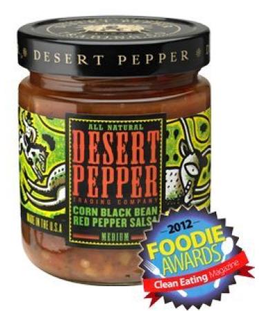 Desert Pepper Trading Co, Corn, Black Bean, Red Pepper Salsa, 16 Oz (Pack of 3) Corn Black Bean Red Pepper Salsa - Medium