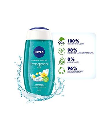 Nivea Care Shower Gel Frangipani & Oil 250 ml - Refreshing Gel with Care Oil Beads Nourishing and Fragrant Shower Experience - Buy Online on GoSupps.com