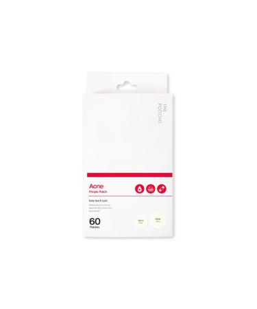 The Potions Acne Pimple Patch | Hydrocolloid Spot Patches for Facial Blemishes Breakouts Skin Protection Acne Relief | 10 mm 36 Count 12 mm 24 Count (60 Total) | Korean Skin Care