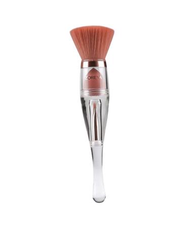 Angoily Powder Brush Makeup Brush Portable Brush Travel Powder Brush Blush Brush Foundation Brush for Powder Makeup Brush for Makeup Women s Suits Miss Cosmetics Acrylic 4 in 1