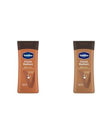 Vaseline Intensive Care Cocoa Radiant Body Lotion with ultra-hydrating lipids and pure cocoa butter for dry skin 200 ml (Pack of 2) 200 g (Pack of 2) Cocoa Radiant Body Lotion 200ml