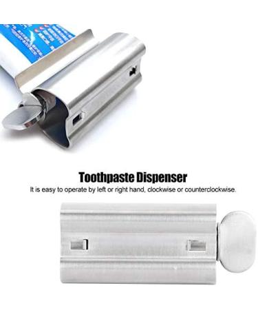 Toothpaste Tube Squeezer Stainless Steel Small Toothpaste Squeezer Dispenser Rollers Squeezing Tool for Face Cleanser for Bathroom Tube Winder Metal Toothpaste Tube Wringer - Buy Online on GoSupps.com