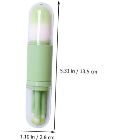 Angoily 4 Sets Telescopic Makeup Brush Loose Powder Brush Dresser Tool Multifunctional Makeup Brush Face Powder Brush Eyeshadow Brush Lady Tools Artificial Fiber 4 in 1 Eye Shadow Brush - Buy Online on GoSupps.com