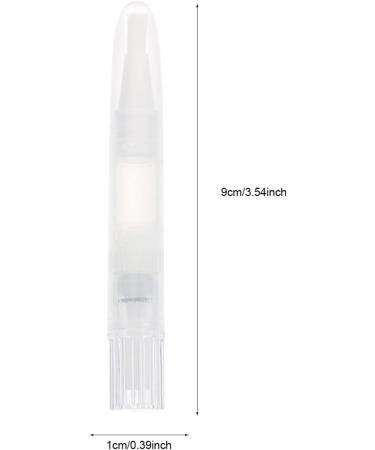 Fomiyes 10-Piece Transparent Lip Gloss & Nail Brush Set - Cosmetic Eyelash Growth Liquid Containers - Clear Lip Gloss Accessories for Flawless Application - Buy Online on GoSupps.com