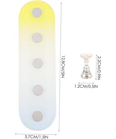 minkissy 4 Sets Nail Practice Holder Beauty Nail Decorations for Nail Art Nail Holders for Nail Painting Fake Nails Nail Display for Nail Art Press Nail Cosmetic Plastic - Buy Online on GoSupps.com