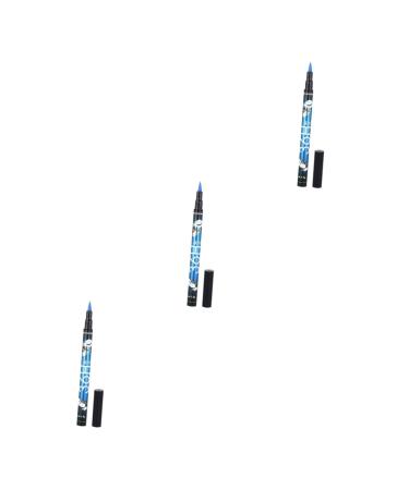 FOMIYES 3pcs Black Waterproof Eyeliner Women Eyeliner Liquid Liner Eyeline Pencil Liquid Eyeliner No Smudge 1 count (Pack of 1) As Shownx3pcs