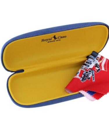 Buy Paule & Knopf Cool Children's Dark Blue Hard Case - Fire Brigade Design with Microfiber Cloth | Shop Internationally! - Buy Online on GoSupps.com
