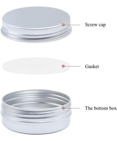 Buy Lanying 10-Piece Aluminum Doses 30ml - Versatile Metal Containers for Lip Balm Cosmetics Snacks & More | Ideal for Lotions Masks Creams & Jewelry - Buy Online on GoSupps.com