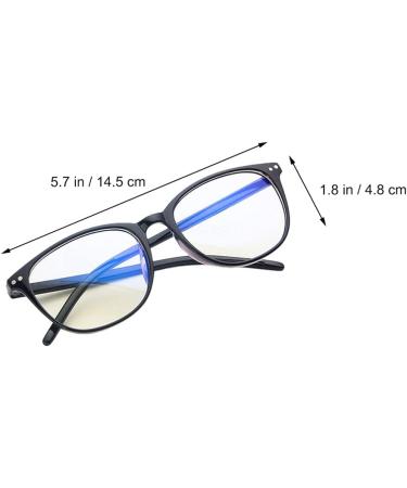Faruta Blue Light Blocking Glasses - Black Frame Anti-Glare Computer & Gaming - 2 Pairs for Reduced Eye Strain & Enhanced Comfort - Buy Online on GoSupps.com