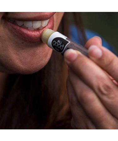 All Good USDA Organic Lip Balm - Calendula Lavender Olive Oil Beeswax Vitamin E for Soft Smooth Lips - Buy Online on GoSupps.com