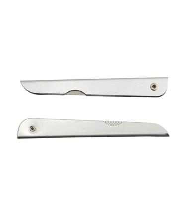 Lurrose 6pcs Foldable Stainless Steel Nail Files - Portable Double-sided Manicure Tools (Silver) - Buy Online on GoSupps.com