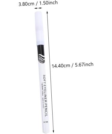 Mikinona 72 Pcs Eyeliner Pencil White Eye Liner Pencial Highlighter Pencil Makeup Eyes Lip Liner Wooden Pole - Buy Online on GoSupps.com