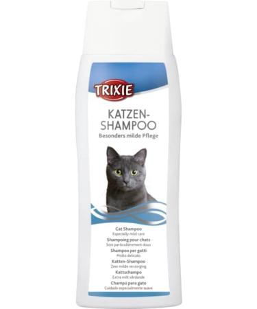 Trixie Katzenshampoo Double Pack | 2 x 250 ml | Gentle Cat Shampoo with Chamomile Extract for All Breeds | Revitalizing Pet Care - Buy Online on GoSupps.com