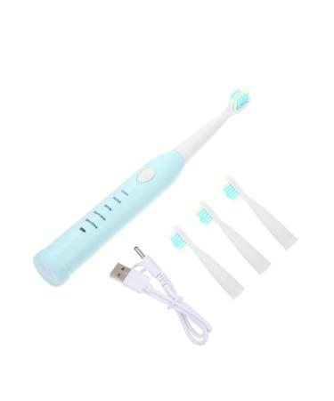 Magiclulu 1 Set Children's Electric toothbrush Children automatic toothbrush waterproof children's toothbrush replacement head toothbrush electrical soft bristle toothbrush 1 piece (1 Pack) blue