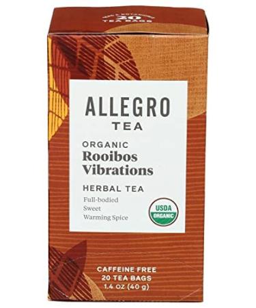 Allegro Tea, Organic Rooibos Vibrations Tea Bags, 20 ct