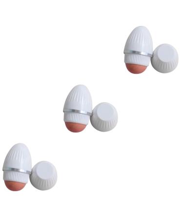 FOYTOKI 3pcs Face Roller Volcanic Stone Face Roller Volcanic Roller Plastic Volcanic Rock