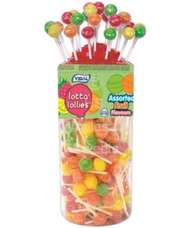 Vidal Tongue Painter Lollipops multi flavour huge taste 10 individaul to Full tubs (Assorted Fruits 100 Individual) Assorted Fruits 100 Individual - Buy Online on GoSupps.com