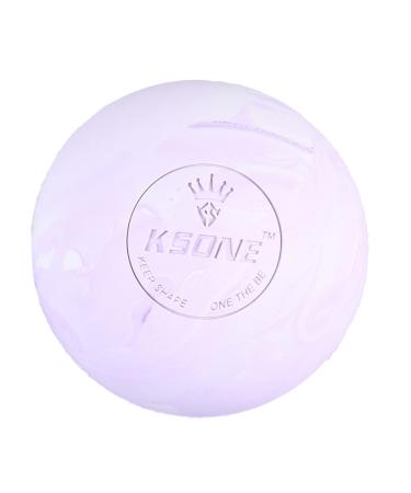 Goohochy neck massage device 1stk e leaf-shaped soap holder massage roller core training practice roller Small massage device rolling ball massage fitness yoga ball violet sport 6.5x6.5cm Violet