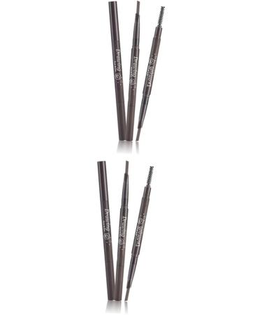 FOMIYES 2pcs 2 1 Eyebrow Pen Double Headed Eyebrow Eye Brow Brush Eyebrow Brush Water Proof 3d 1 count (Pack of 1) As Shownx2pcs - Buy Online on GoSupps.com