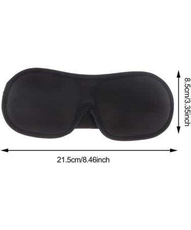 3D Contoured Cup Sleep Eye Mask - Purple | Block Out Light for Travel, Yoga, Nap - Soft & Comfortable Blindfold - Buy Online on GoSupps.com
