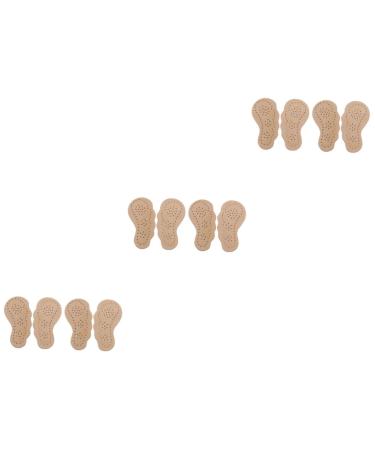 FOMIYES 6 Pairs Non-Slip Stickers Insoles Inserts Skid- Resistance Shoes Pads Gel Shoe Inserts Metatarsal Cushion Cushions Grips Leather Sandals Sole Pad