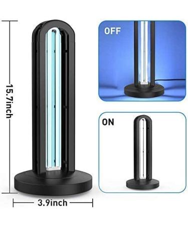 UVILIZER Tower - Portable UV Light Sanitizer Lamp w/ Remote Control | 38W UVC Disinfection Bulb | Kills Germs, Bacteria, Virus | For Home, Baby Room, Office | USA - Buy Online on GoSupps.com