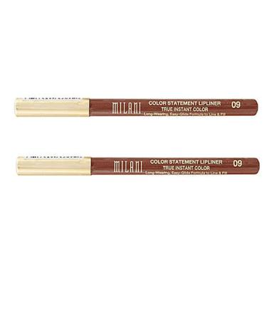 Milani Color Statement Lipliner Spice 09 - Pack of 2 | Long-lasting Formula - Buy Online on GoSupps.com