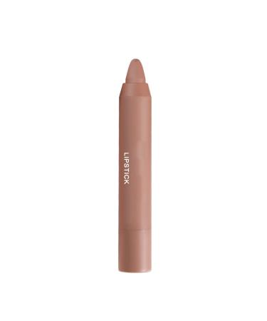 Makeup Lipstick Moisturizing 12ColorsMatte Lasting Long Lipstick Water Crayons Smooth Proof Velvet Crayon Lipstick Lipstick Longwear Up To 8Hrs Lead The Way Easily Natural (B 02)