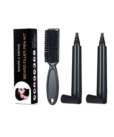 Tianwei Black Beard Pencil Filler Kit for Men Beard filling pen set with Brush Water Proof Long Lasting Coverage for Beard as Gift(Black)),XX-Large - Buy Online on GoSupps.com